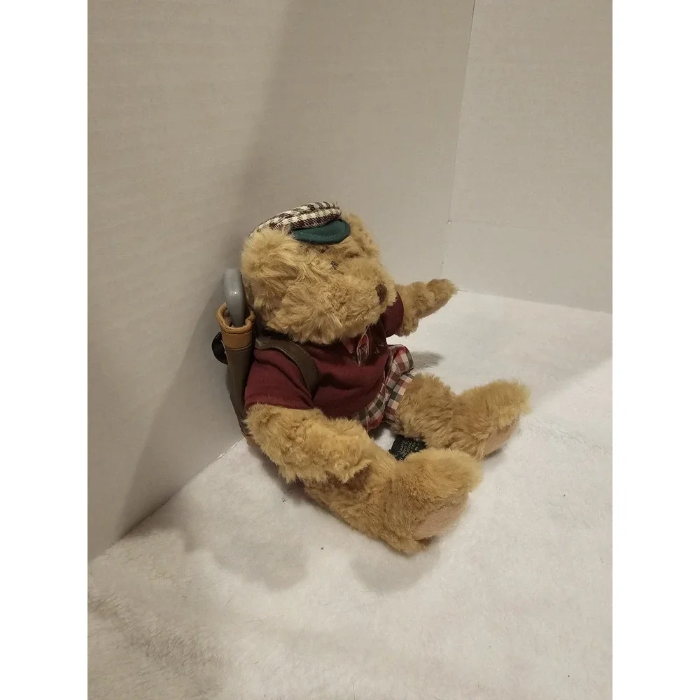 Russ CHIP Plush Teddy Bear Golfer Outfit Backpack Plaid‎ Shorts 8